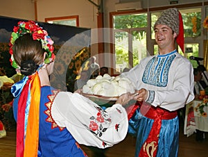 ÃÂ¾n stage are dancers and singers, actors, chorus members, dancers of corps de ballet, soloists of the Ukrainian Cossack ensemble