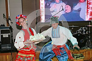 ÃÂ¾n stage are dancers and singers, actors, chorus members, dancers of corps de ballet, soloists of the Ukrainian Cossack ensemble