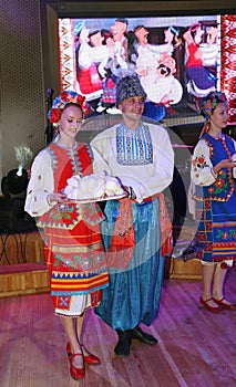 ÃÂ¾n stage are dancers and singers, actors, chorus members, dancers of corps de ballet, soloists of the Ukrainian Cossack ensemble