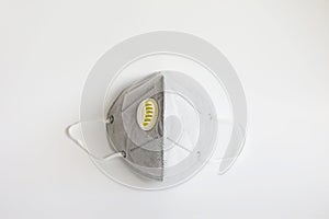 N95 mask for protection filter isolated