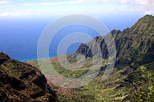 Na Pali cliffs on Kauai