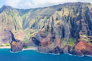 Na pali coast at kauai