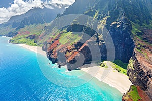 Na Pali Coast on Kauai island