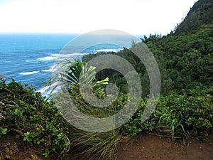 Na Pali Coast viewpoint, Kauai, Hawaii