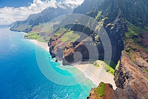 Na Pali Cost on Kauai island