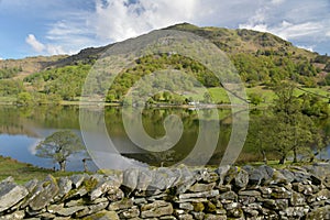 Nab Scar reflected in Rydalwater, Lake District