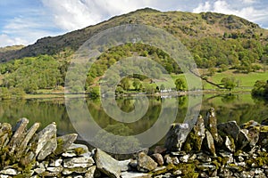 Nab Scar reflected in Rydalwater, Lake District