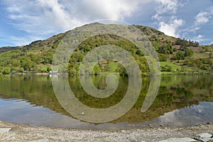 Nab Scar reflected in Rydalwater, Lake District