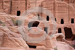 Nabataean Cave Dwellings, Petra, Jordan