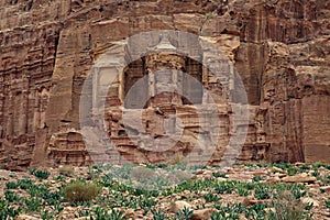 Nabataean Rock city of Petra, Corinthian Tomb, Jordan