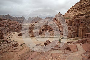 Nabataean Rock city of Petra, Jordan