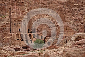 Nabataean Rock city of Petra, Urn Tomb, Jordan