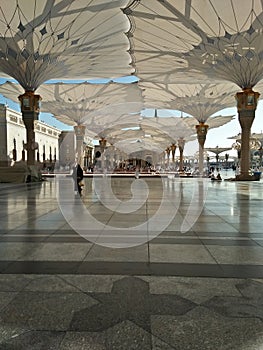 Nabawi mosque as a holy place by Muslims