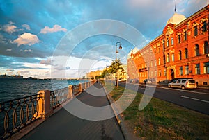 Naberezhnaya Makarova, the apartment house of A. A. Stenbok-Fermor. Saint-Petersburg photo