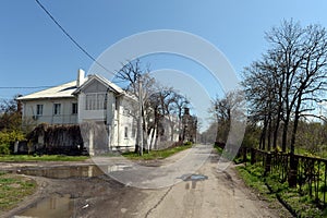 Naberezhnaya street in the city of Tsimlyansk in the Rostov region. photo