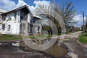 Naberezhnaya street in the city of Tsimlyansk in the Rostov region. photo