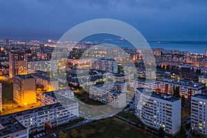 Naberezhnye Chelny, Russia - October 7, 2014: city â€‹â€‹night l