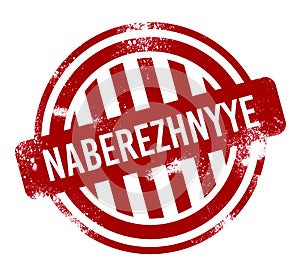 Naberezhnyye Chelny - Red grunge button, stamp