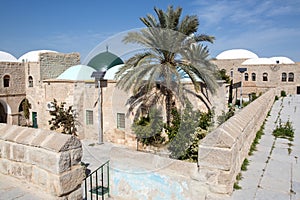 Nabi Musa site in the desert photo