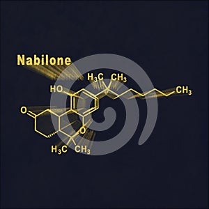 Nabilone synthetic cannabinoid, Structural chemical formula