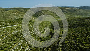 Nablus`s Mountain Landscape