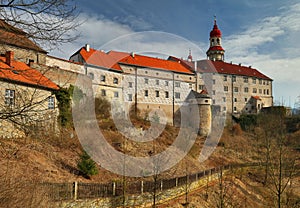 Nachod castle in Czech republic