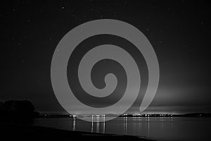 Nachthimmel ÃÂ¼ber der Holnishalbinsel in Schleswig Holstein 8