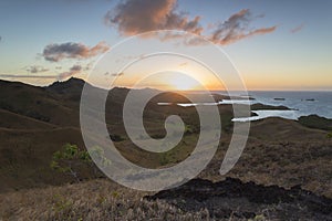 Nacula Island at dawn, Yasawa Islands, Fiji