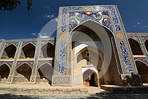 Nadir Divan Begi madrasah. Bukhara. Uzbekistan