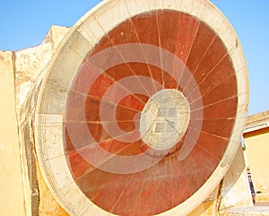 Nadivalaya - an Astronomical Instrument at Ancient Observatory, Jantar Mantar, Jaipur, Rajasthan, India