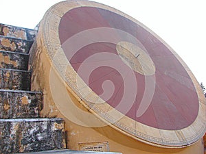 Nadivalaya - an Astronomical Instrument at Ancient Observatory, Jantar Mantar, Jaipur, Rajasthan, India