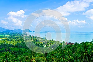 Naern Thae Wada viewpoint in Nakhon Si Thammarat, Thailand