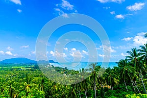 Naern Thae Wada viewpoint in Nakhon Si Thammarat, Thailand