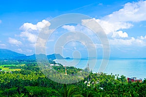 Naern Thae Wada viewpoint in Nakhon Si Thammarat, Thailand