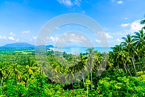 Naern Thae Wada viewpoint in Nakhon Si Thammarat, Thailand