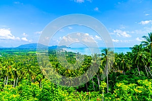 Naern Thae Wada viewpoint in Nakhon Si Thammarat, Thailand