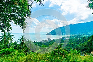 Naern Thae Wada viewpoint in Nakhon Si Thammarat, Thailand