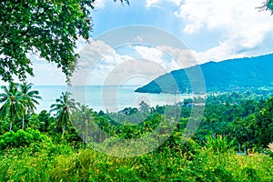 Naern Thae Wada viewpoint in Nakhon Si Thammarat, Thailand