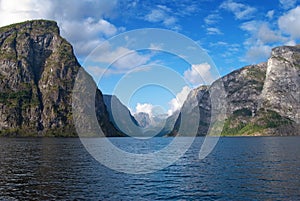 Naeroyfjord in Norway (UNESCO World Heritage)