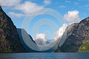 Naeroyfjord in Norway (UNESCO World Heritage)