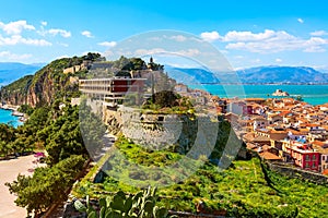 Nafplio, Greece aerial view photo