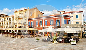 Nafplion square, greece