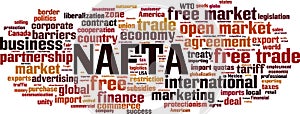 NAFTA word cloud