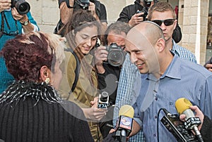 Naftali Bennett in Jerusalem in 2015