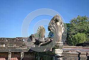 The Naga Bridge, leading to the southern outer gopura of Phimai Historical Park