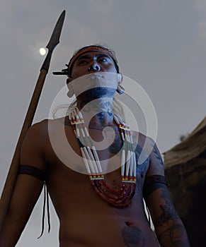 Indígena tatuaje hombre 