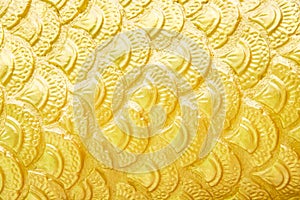 Naga scale patterns gold yellow abstract for background