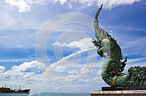 Naga at Songkhla lake