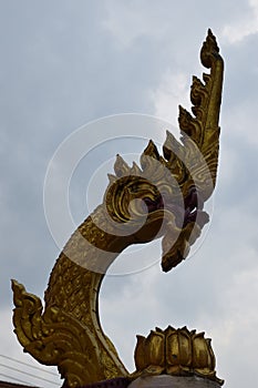 Naga statue in Thai temple