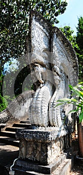 Naga statue in Thailand photo